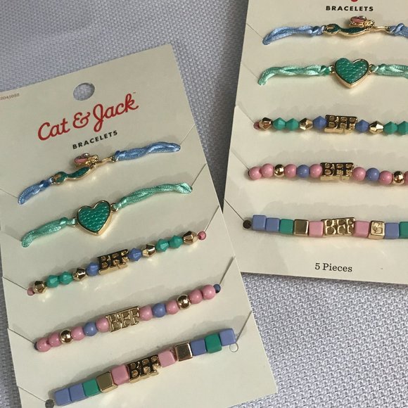 Cat And Jack Other - Cat And Jack Best Friends Forever 5 piece Bracelet 2 Pk
